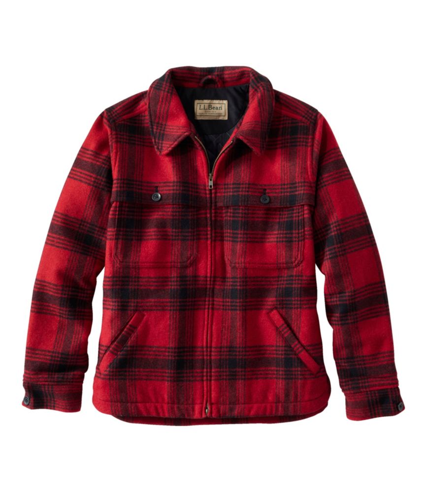 Women's Maine Guide Zip Front Jac-Shirt with PrimaLoft, Plaid - US 9822