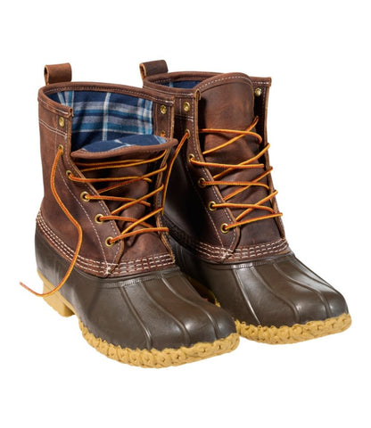 Men's Bean Boots 8", Flannel-Lined Insulated - US 8342