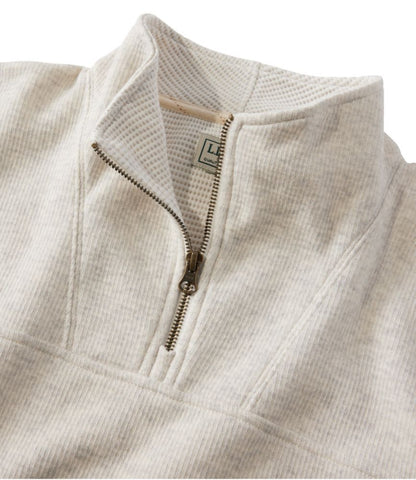 Men's All Seasons Textured Sweats, Quarter-Zip - US 4376